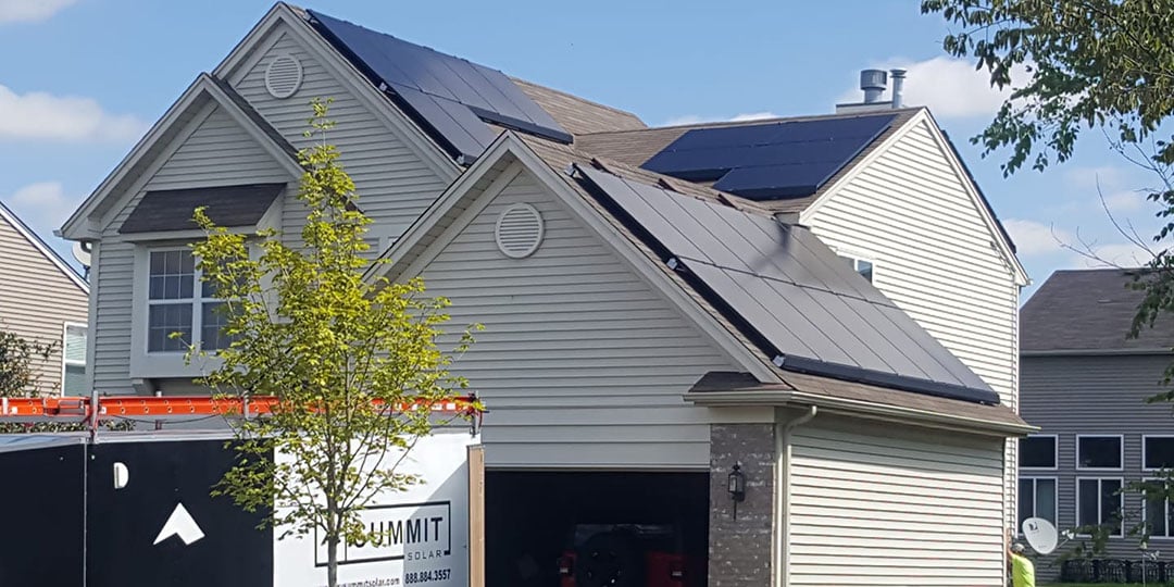 Illinois Solar Panels Install - Dec13